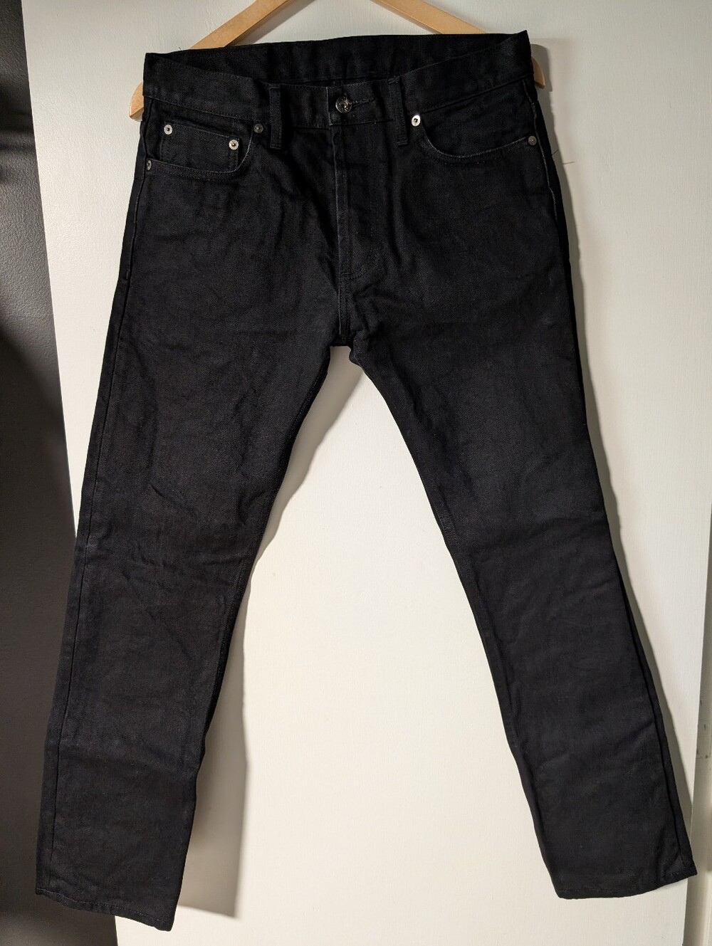 3sixteen ST-220x Black 32 Selvedge Japanese Workwear Denim